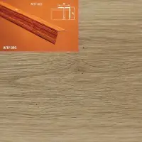 Порог АПУ 005 алюминиевый 1350*20*20 мм угловой наружный (40-дуб натуральный)