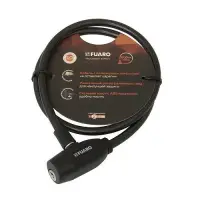 Замок велосипедный с автомат. запиранием Fuaro (Фуаро) PL-0880-KEY (8х800мм)
