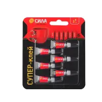 Супер-клей СИЛА сверхпрочный 1г х 6шт BL-6