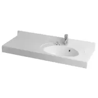 Раковина AQUATON ОТЕЛЬ 3/1200 правая, цвет белый