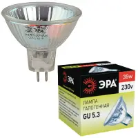 Лампа галогенная 35Вт G5.3(JCDR, MR16) 230В 3000К ЭРА Cl