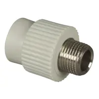 Муфта комбинированная PPR 25x1/2" с наружной резьбой Россия