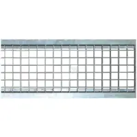 Решетка водоприемная GIDROLICA Standart DN150 B125 ячеистая оцинкованная 1000*187*22 мм арт.511