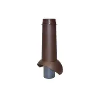 Выход канализации KROVENT Pipe-VT 110is зеленый 110/125/450, высота 450мм внешний Ø125мм