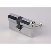 Цилиндр HANDLE DESIGN универсальный 65мм (32,5х32,5) ключ/ключ СР хром