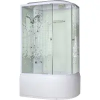 Кабина душевая NIAGARA 1200х800х2200, высокий поддон, стекло ТОНИРОВАННОЕ, арт. NG-310-01L