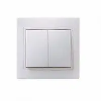 Выключатель двухклавишный СП Кварта 10А IP20 бел. ВС10-2-0-КБ IEK EVK10-K01-10-DM