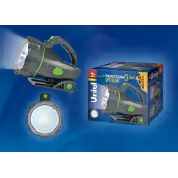 Фонарь-прожектор Uniel Стандарт «Professional spotlight-3 max », пластик, 3 Watt LED, 3.6V 1200mA Ni-MH battery, черный, S-SL011-BA Black
