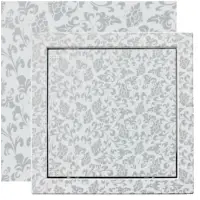 Люк-дверца ревизионная 218х218 с фланцем 196х196 АБС, декоративный (White design), ЭРА
