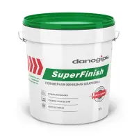 Шпаклевка готовая DANOGIPS SUPER FINISH полимерная финишная 11 л (18,1 кг)