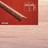 Порог АПУ 006 алюминиевый 1800*41*21 мм угловой наружный (35-орех светлый)