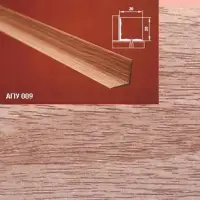 Порог АПУ 009 алюминиевый 1800*20*20 мм угловой внутренний (29 дуб бордо)