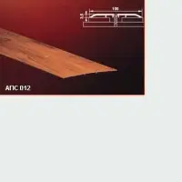 Порог АПС 012 алюминиевый 1350*100*3,5 мм одноуровневый (00 неокрашенный)