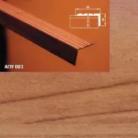 Порог АПУ 003 алюминиевый 1350*24*18 мм угловой (26 кедр)