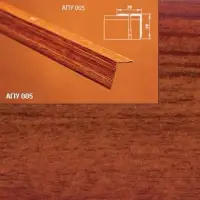 Порог АПУ 005 алюминиевый 1350*20*20 мм угловой наружный (27 мербау)