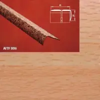 Порог АПУ 006 алюминиевый 1350*41*21 мм угловой наружный (11 бук)