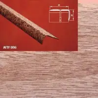 Порог АПУ 006 алюминиевый 1350*41*21 мм угловой наружный (29 дуб бордо)