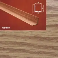 Порог АПУ 009 алюминиевый 1350*20*20 мм угловой внутренний (13 дуб светлый)