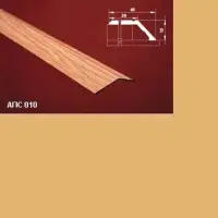 Порог АПС 010 алюминиевый 900*45*15 мм разноуровневый (02 золото)