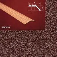 Порог АПС 010 алюминиевый 900*45*15 мм разноуровневый (06 - медный антик)