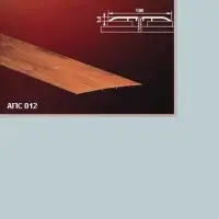 Порог АПС 012 алюминиевый 900*100*3,5 мм одноуровневый (01 серебро)