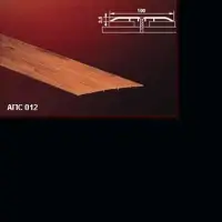 Порог АПС 012 алюминиевый 900*100*3,5 мм одноуровневый (08 черный)