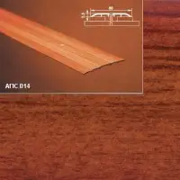 Порог АПС 014 алюминиевый 2700*80*3,5 мм одноуровневый (27 мербау)