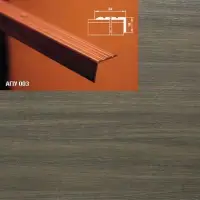 Порог АПУ 003 алюминиевый 2700*24*18 мм угловой (42-дуб капучино)