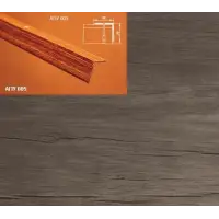 Порог АПУ 005 алюминиевый 2700*20*20 мм угловой наружный (43-дуб винтаж)