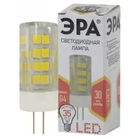 Лампа светодиодная 3,5Вт G4 220В 2700K 280Лм (желтый) ЭРА JC-3,5w-220V-corn ceramics-827-G4