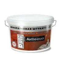 Штукатурка декоративная Dali-Decor "Античная" белая, 15кг ( Т-ра перевозки не ниже +5град)