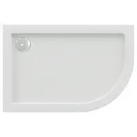 Поддон литьевой полукруглый Good Door Селфи 120х80 левый