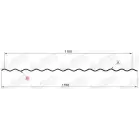 Профнастил "Металлпрофиль" МП-18(Тип), 0.5 мм Norman, PE, RAL **, 1.15 * м2