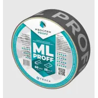 Лента Изоспан ML proff 50мм*25м односторонняя клейкая на ПЭ основе, усиленная сетчатым волокном