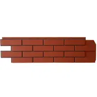 Панель фасадная BrickPanel кирпич красный 1,19*0,32 м (S=0.38м2)