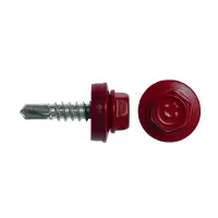 Саморез кровельный 4,8x70 сверло №1 (красное вино) RAL 3005 (ведро №2 50шт) DAXMER