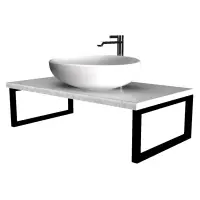 Столешница 1МАРКА GRUNGE LOFT 80 Бетон светлый