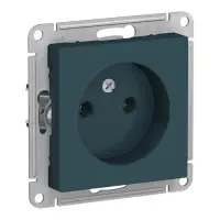 Механизм розетки одноместный СП AtlasDesign 16А IP20 без заземления, изумруд Systeme Electric ATN000841