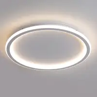 Светильник светодиодный RING с пультом, с батарейками 2*ААА, 80W, Max. 5600Lum, 3000К-6500K, IP20, белый AL5800 Feron