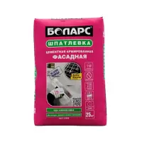 Шпаклевка фасадная БОЛАРС армированная влагостойкая 25 кг