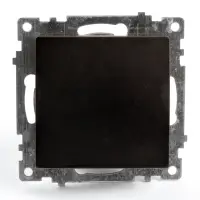 Механизм выключателя одноклавишный СП 220V, 10А, черный (GLS10-7103-05) Катрин STEKKER