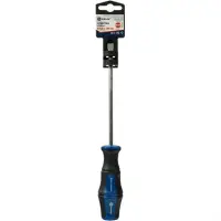 Отвёртка плоская Ultra Grip SL, 6,0 х 150 мм, КОБАЛЬТ, CR-V, двухкомпонентная рукоятка, подвес