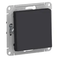 Механизм выключателя одноклавишный СП AtlasDesign 10А карбон SE ATN001011 Systeme Electric