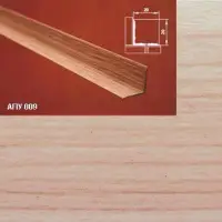 Порог АПУ 009 алюминиевый 2700*20*20 мм угловой внутренний (28 клен)