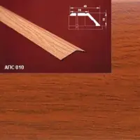 Порог АПС 010 алюминиевый 1350*45*15 мм разноуровневый (18 вишня)