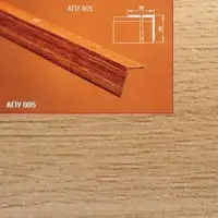 Порог АПУ 005 алюминиевый 900*20*20 мм угловой наружный (30 - бамбук)