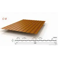 Профнастил С-8(Тип), 0.5 мм PE, RAL ** Stynergy, 1.2 * м2
