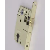 Замок дверной под цилиндр HANDLE DESIGN 8001С GP золото