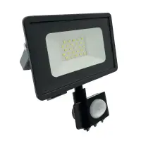 Прожектор светодиодный 30W 6500К 220-240V IP65 2500Лм 178х208х45мм серый с датчиком движения Китай СДО Фарлайт