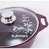 Кастрюля Kukmara k31tsm со стеклянной крышкой "Trendy style" (mystery), 3л